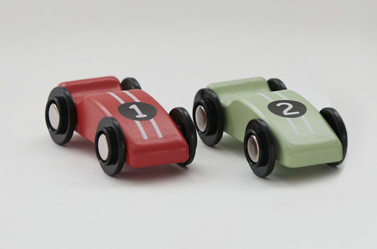 Wooden Racing Cars (Set of 2)